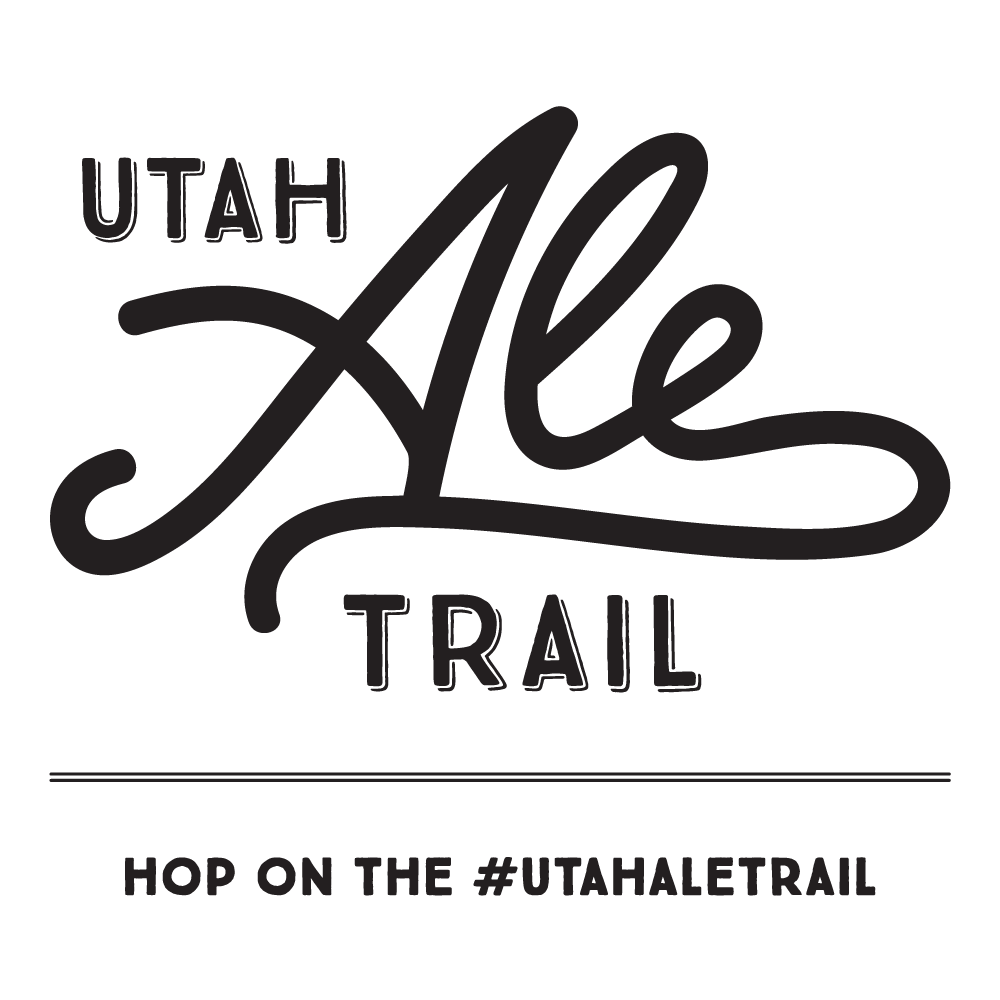 Utah Ale Trail Logo hashtag black